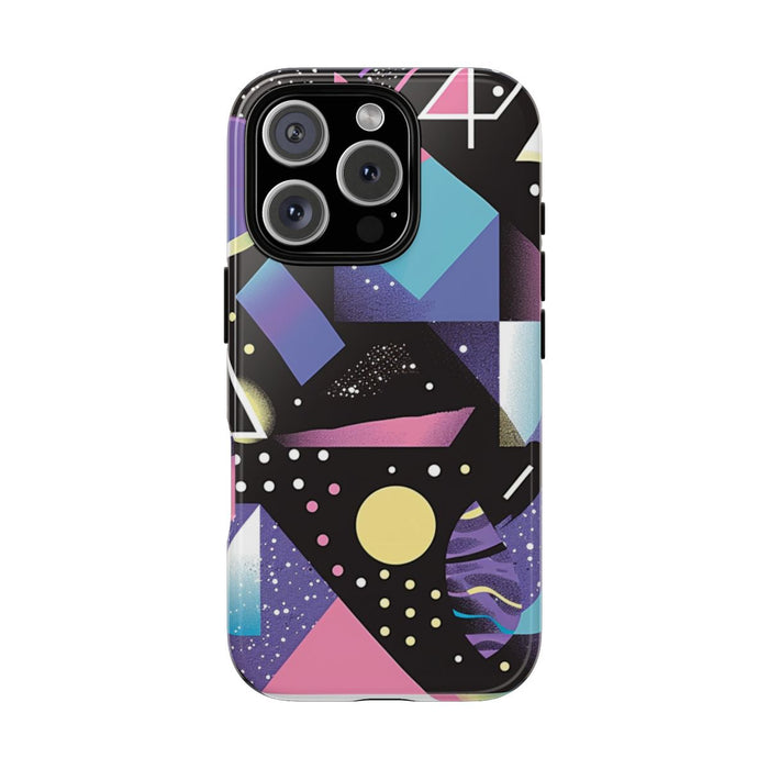 Geometrisch Vaporwave Abstract Patroon