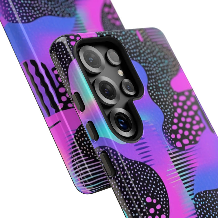 Abstract Neon Vaporwave Patroon