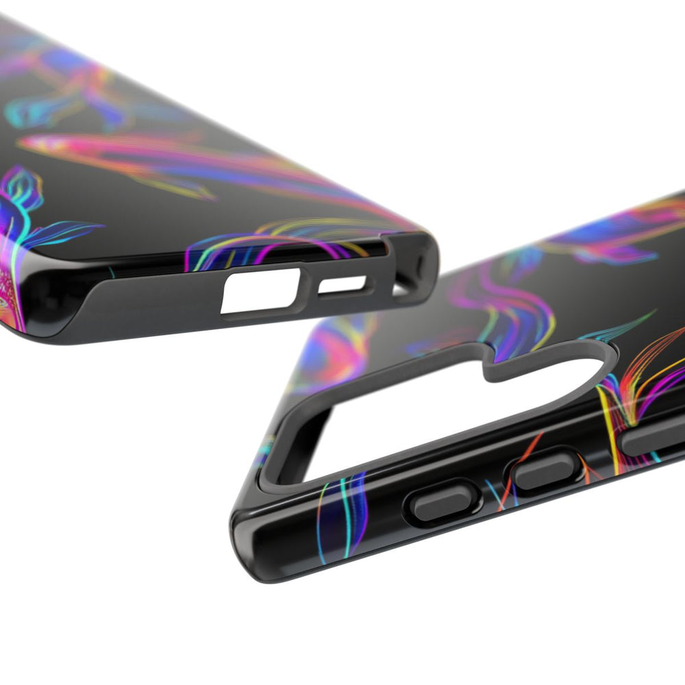Neonkleurige Vissenpatroon