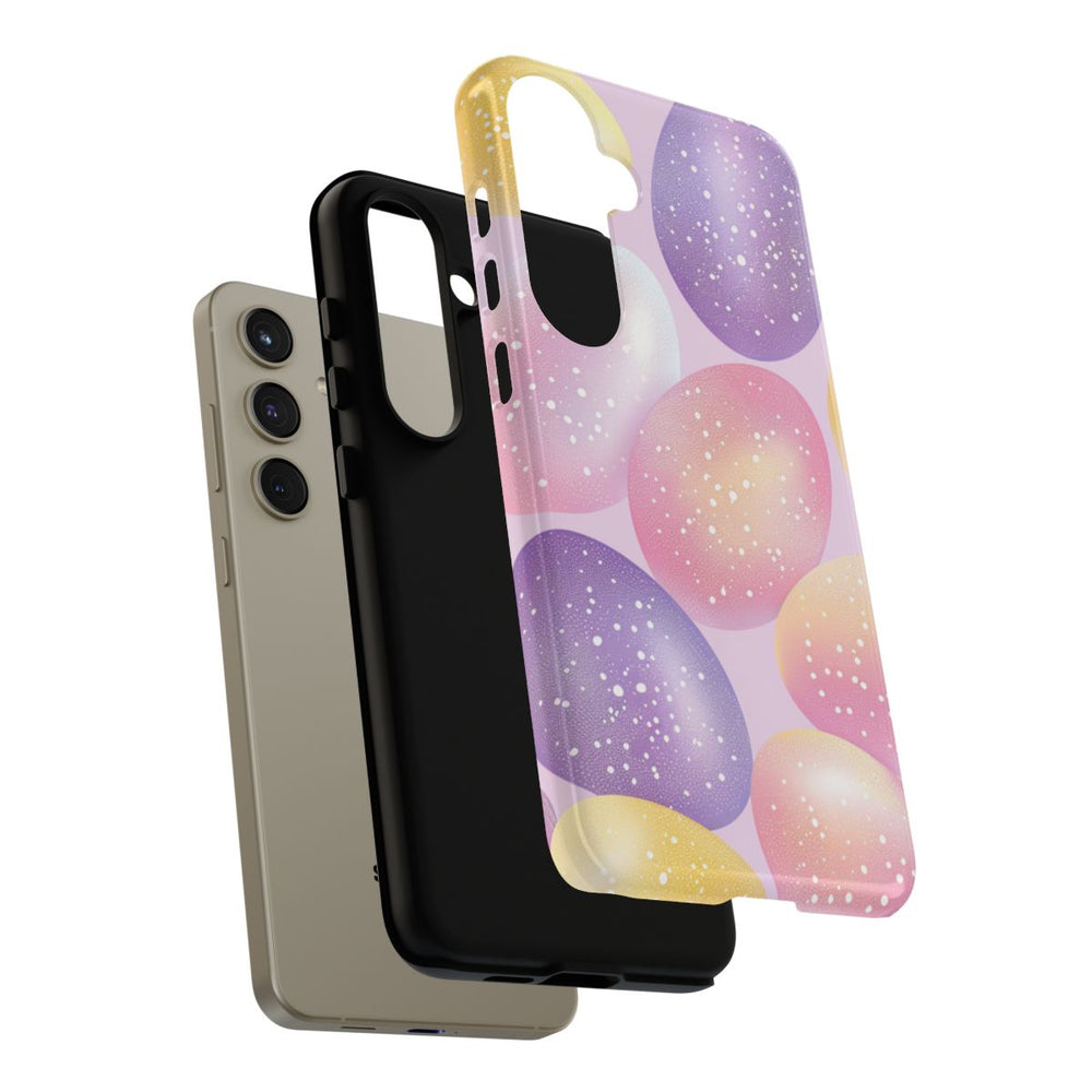 Pastelkleurige Glitter Paaseieren Patroon