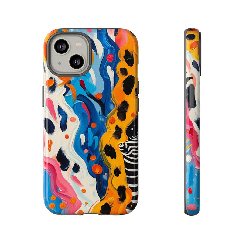 Abstract Kleurrijk Zebra Patroon