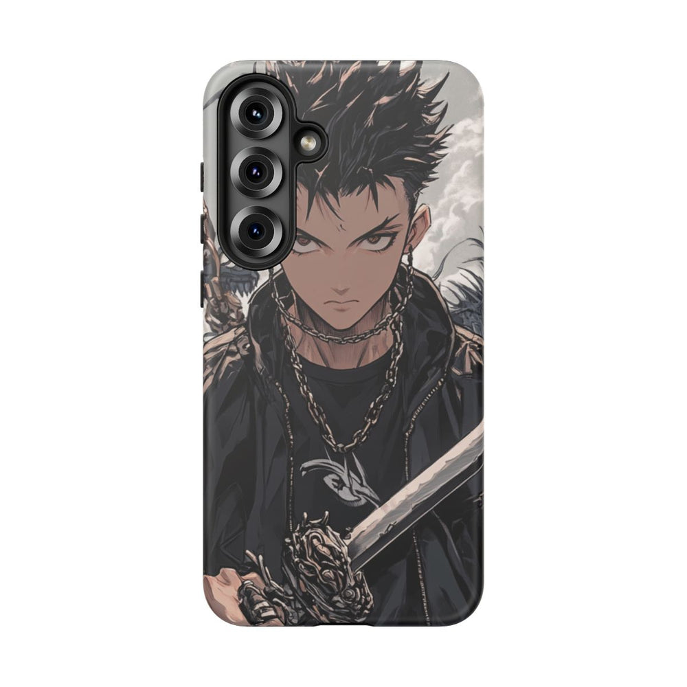 Anime Strijder met Zwaard en Draak