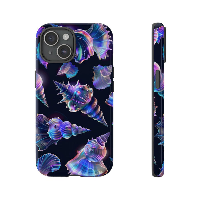 Neon Pastel Schelpenpatroon
