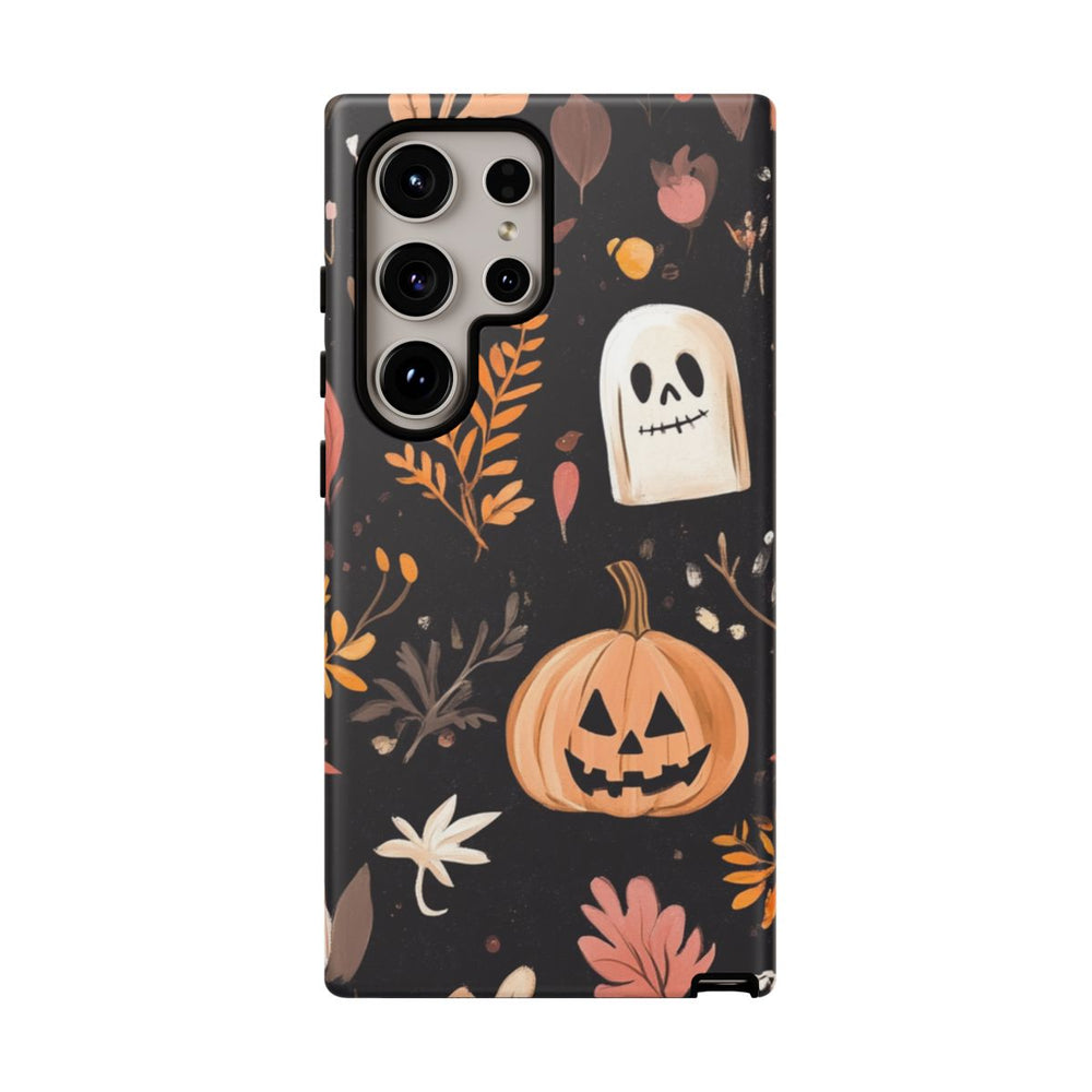 Halloween Pompoen- en Spookmotief