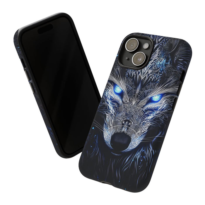 Majestueuze Wolf met Gloeiende Ogen