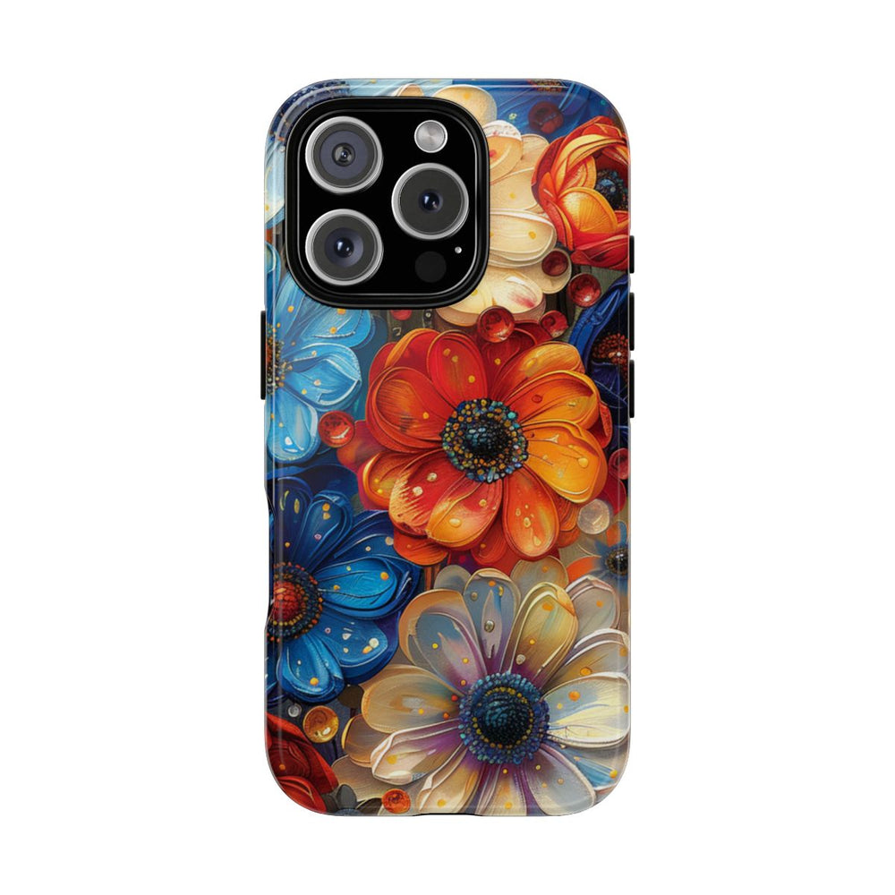 Levendig Abstract Bloemenpatroon