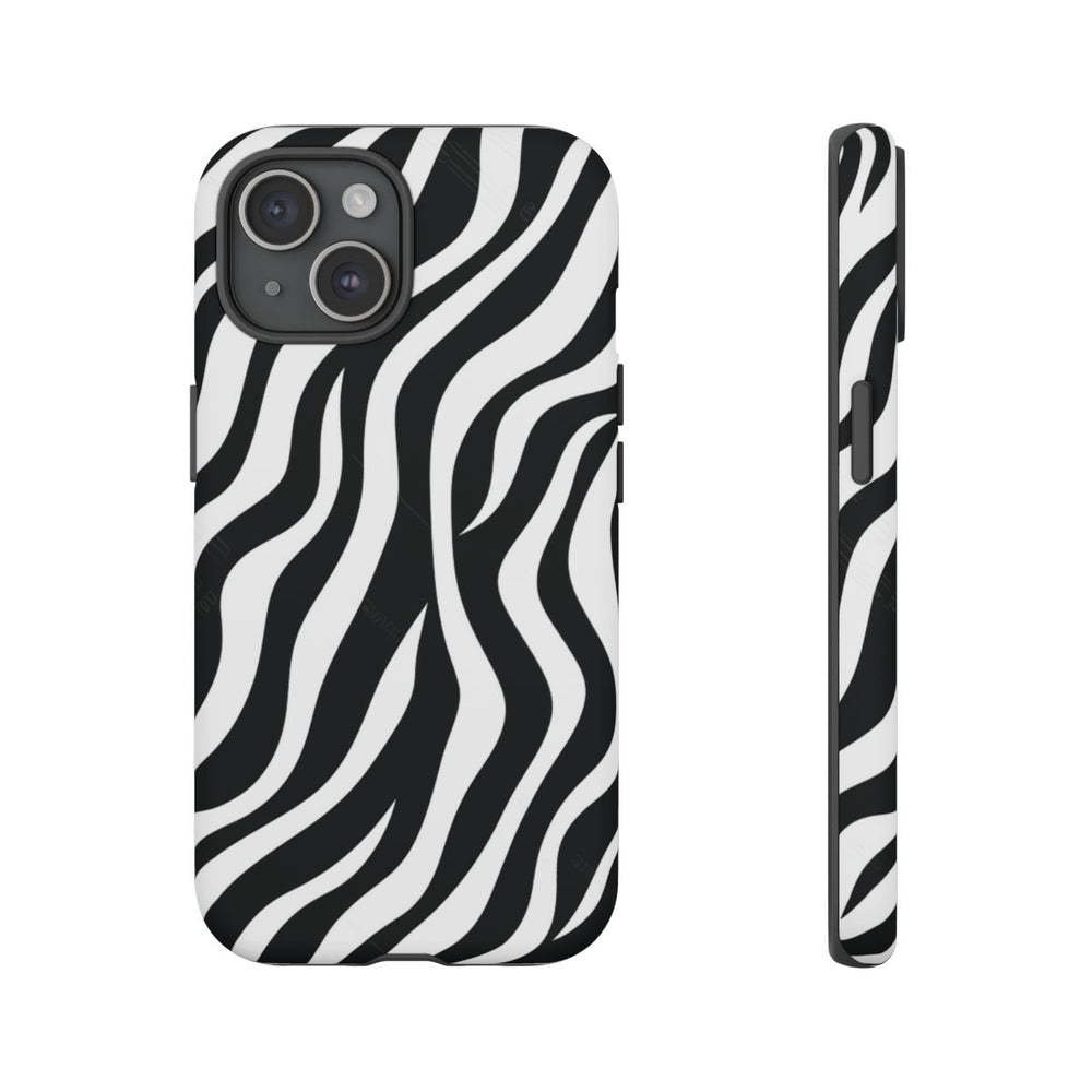 Zwart-Wit Zebra Strepenpatroon