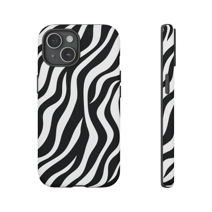 Zwart-Wit Zebra Strepenpatroon