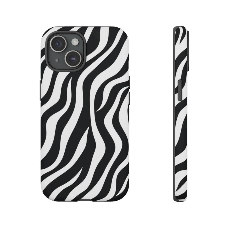 Zwart-Wit Zebra Strepenpatroon