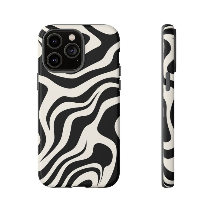 Zwart-Wit Abstract Zebra-Patroon