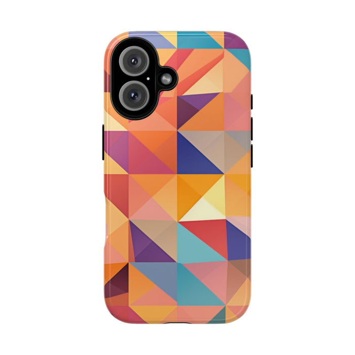 Kleurrijk Geometrisch Hoekpatroon