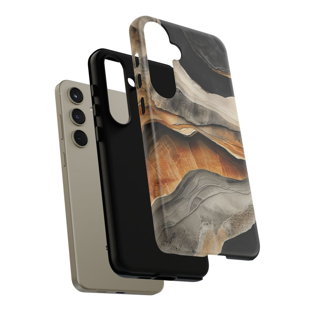 Aardse Geologische Lagen Abstract