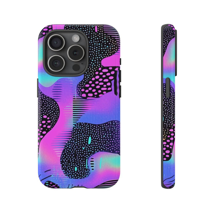 Abstract Neon Vaporwave Patroon
