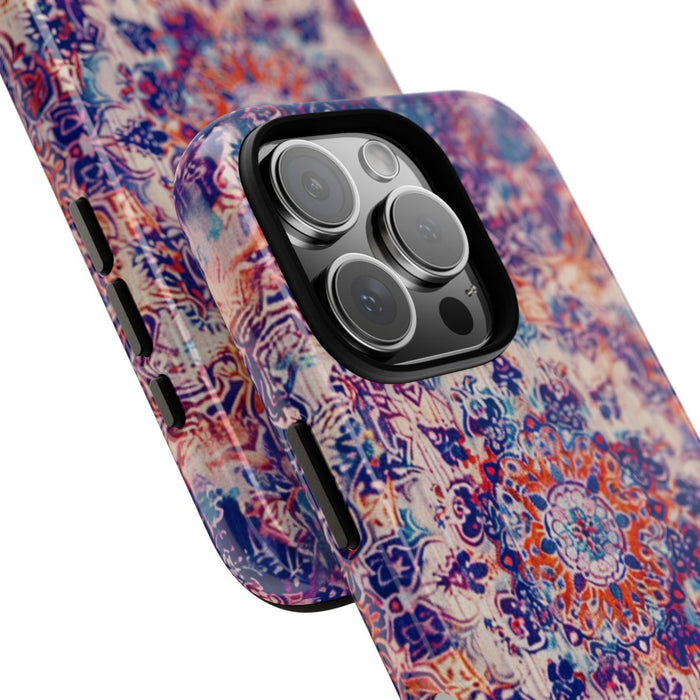 Gedetailleerd Psychedelisch Oosters Tapijtpatroon
