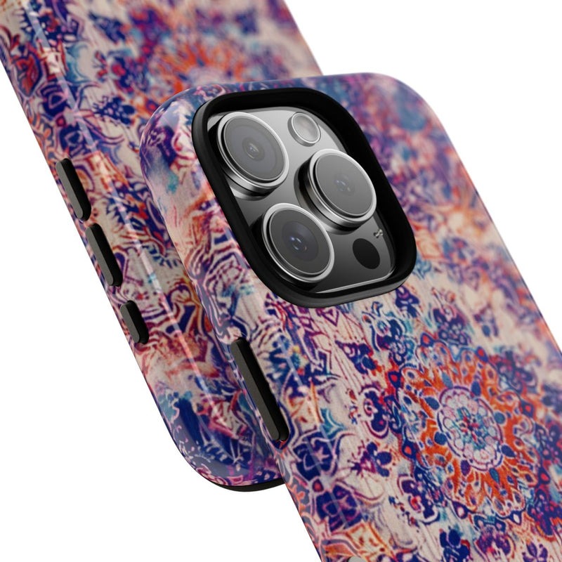 Gedetailleerd Psychedelisch Oosters Tapijtpatroon