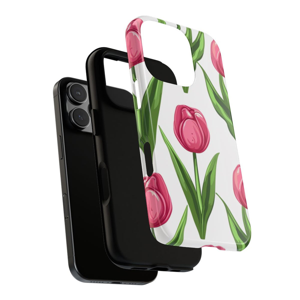 Roze Tulp Bloemenpatroon