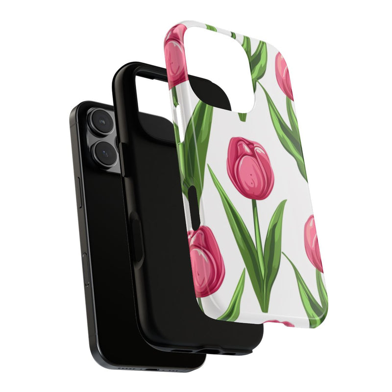 Roze Tulp Bloemenpatroon
