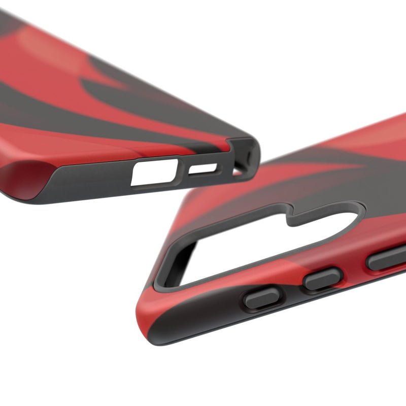 Modern Rood Golfpatroon