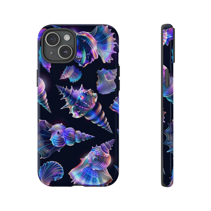 Neon Pastel Schelpenpatroon