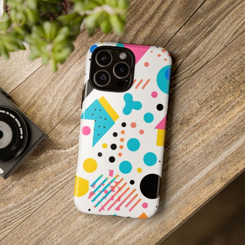 Kleurrijk Memphis Stijl Geometrisch Patroon
