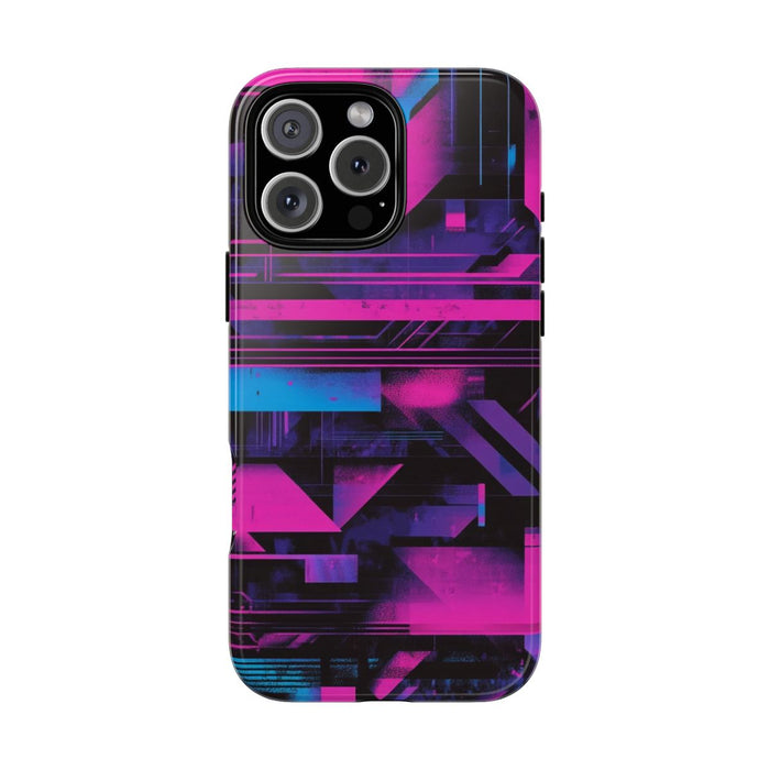 Neon Geometrisch Abstract Patroon