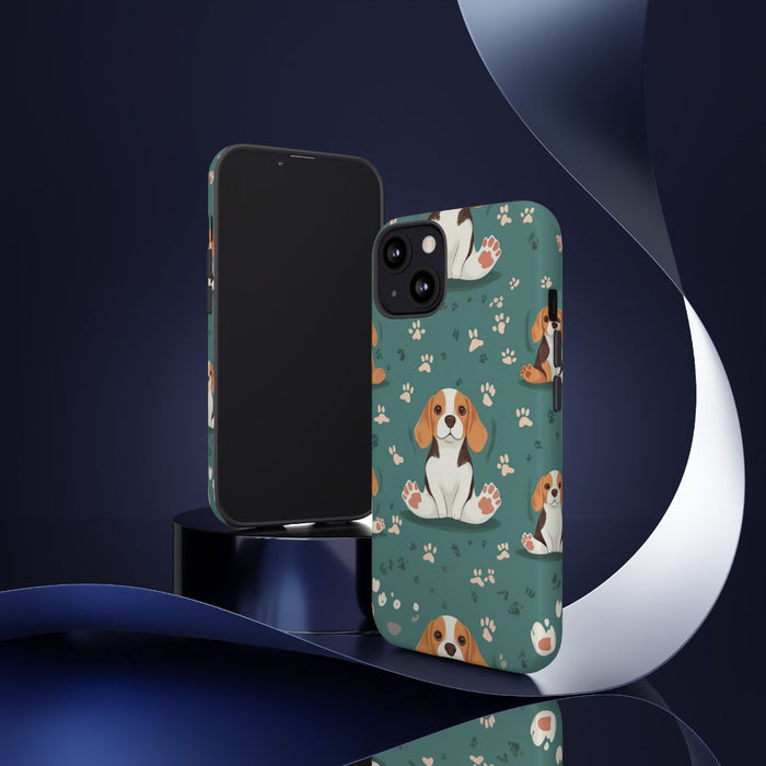 Beagles met Pootafdrukken Patroon