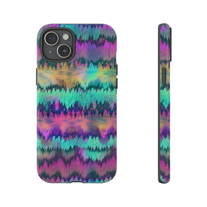Kleurrijk Glitch Patroon Abstract Design