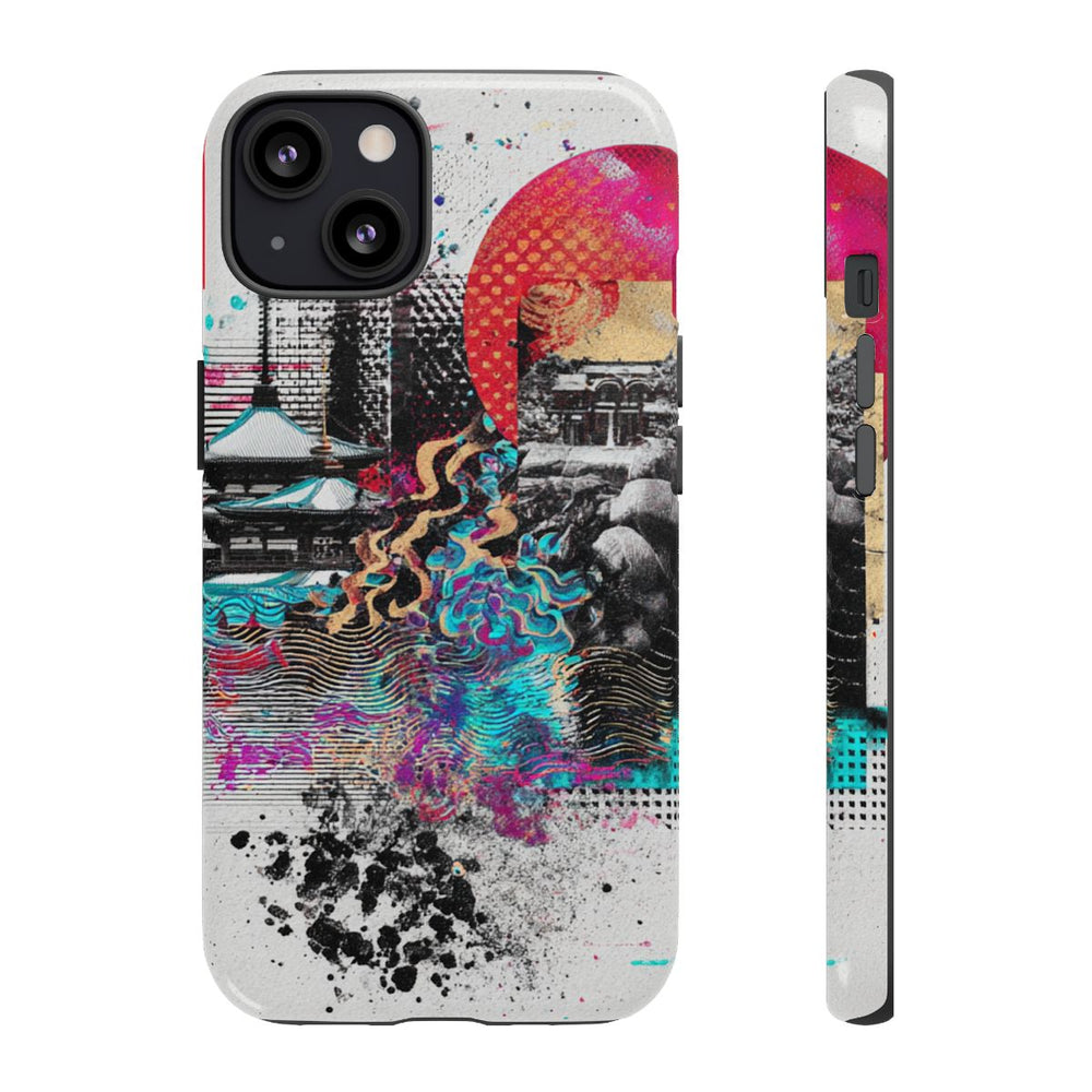 Abstracte Japanse Zen Tuin Collage