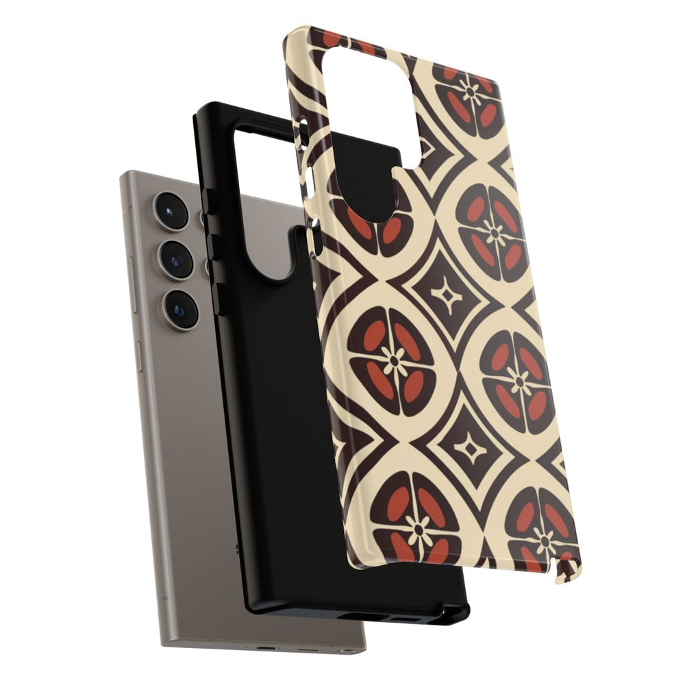 Geometrisch Bruin-Beige Patroon