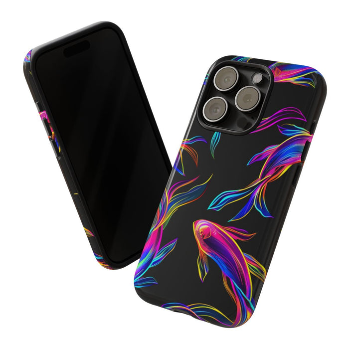 Neonkleurige Vissenpatroon