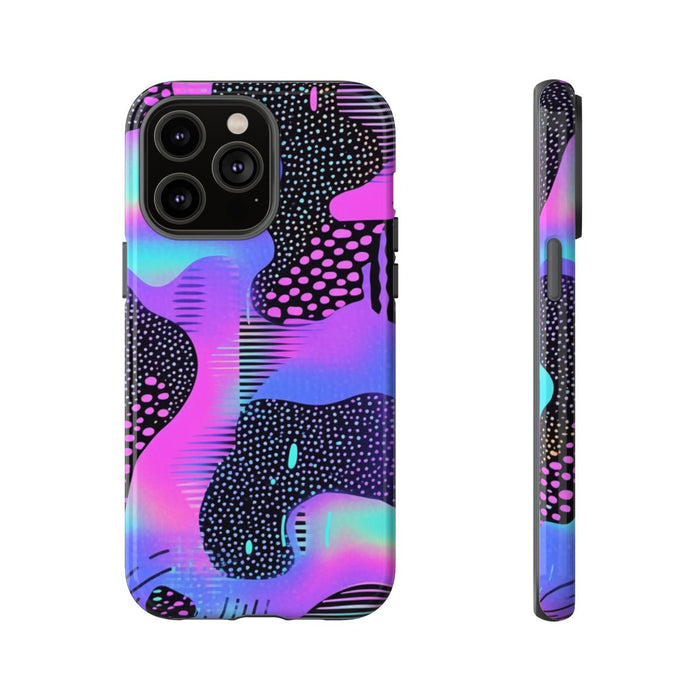 Abstract Neon Vaporwave Patroon