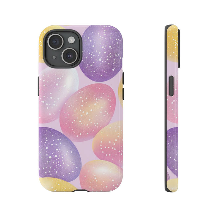 Pastelkleurige Glitter Paaseieren Patroon