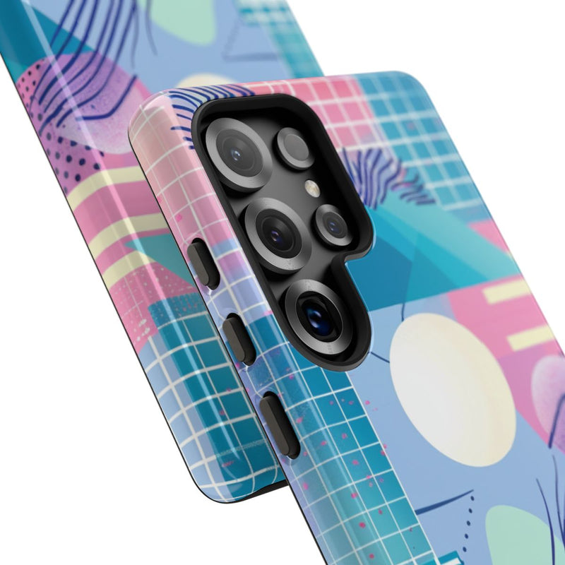 Abstract Geometrisch Patroon in Pasteltinten