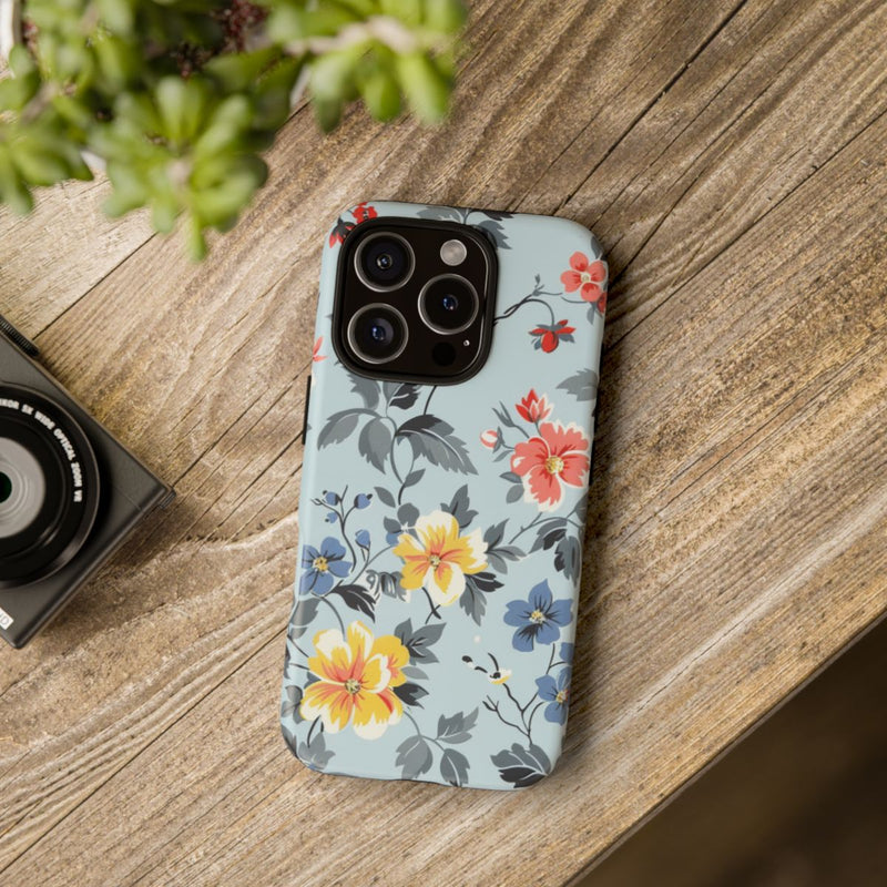 Vintage Bloemenpatroon in Pasteltinten