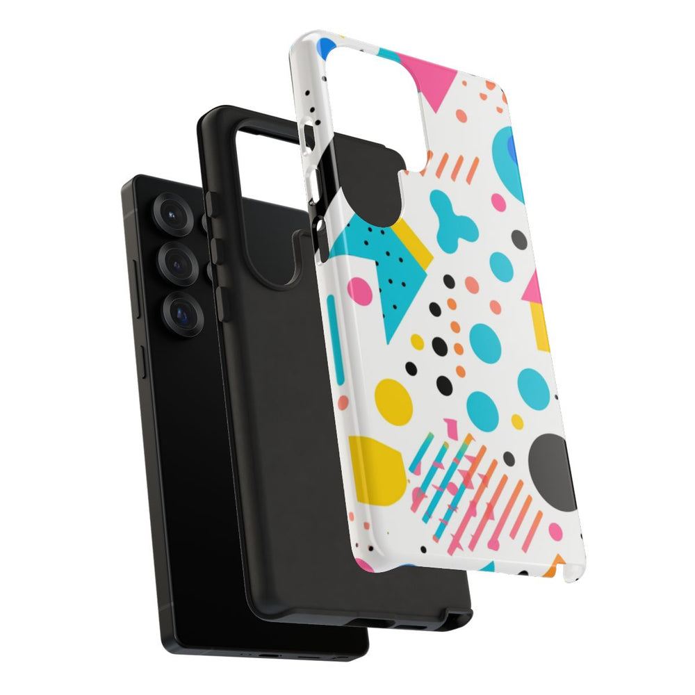 Kleurrijk Memphis Stijl Geometrisch Patroon
