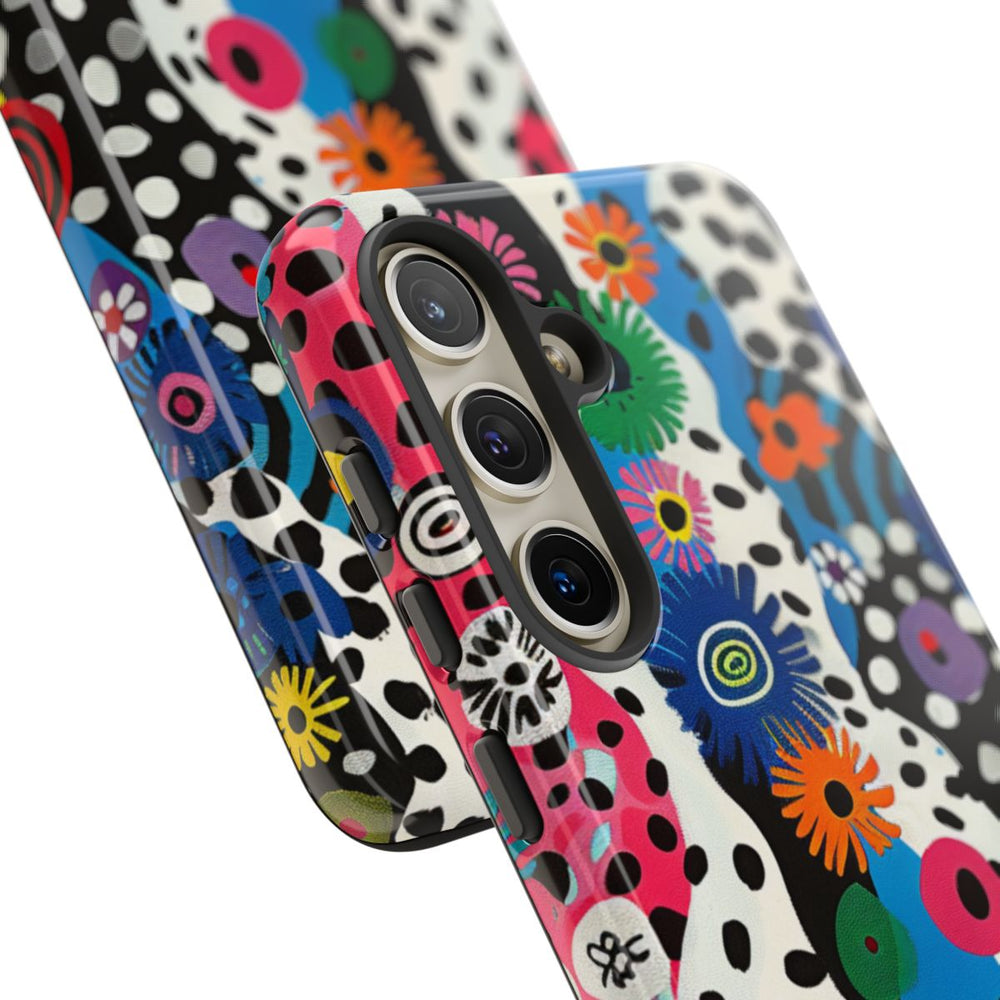 Kleurrijk Abstract Bloemen-Zebra Patroon