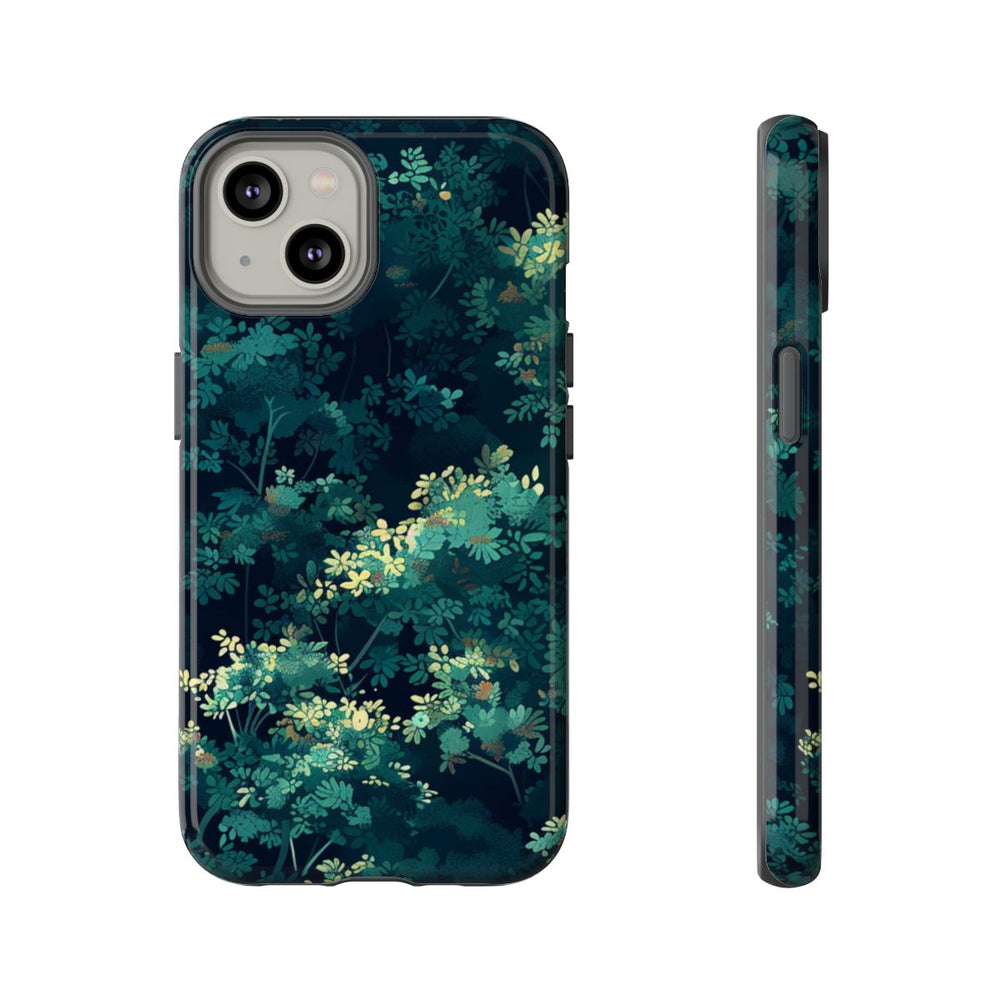 Donkergroen Bladerpatroon