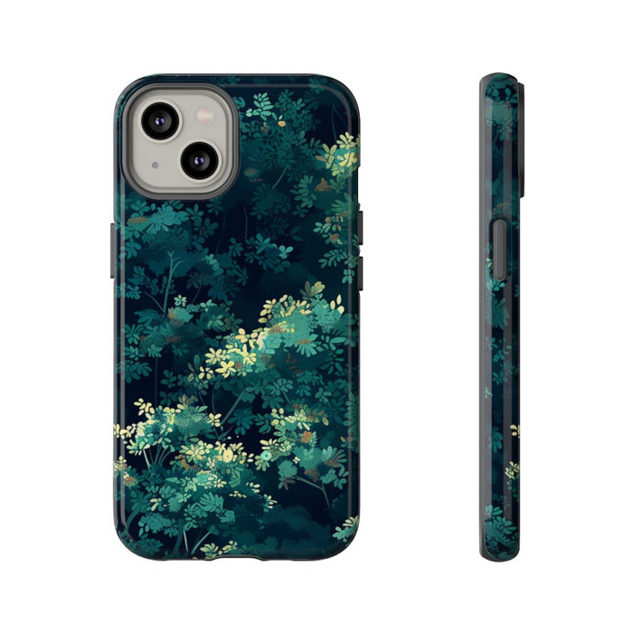 Donkergroen Bladerpatroon