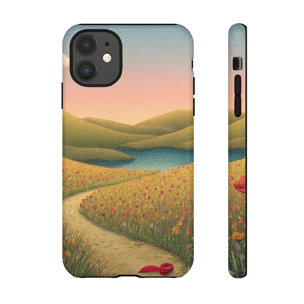 Sprookjesachtig Bloemenpad bij Meer