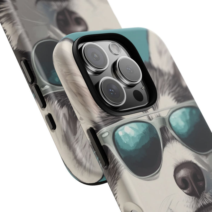 Stoere Husky met Zonnebril