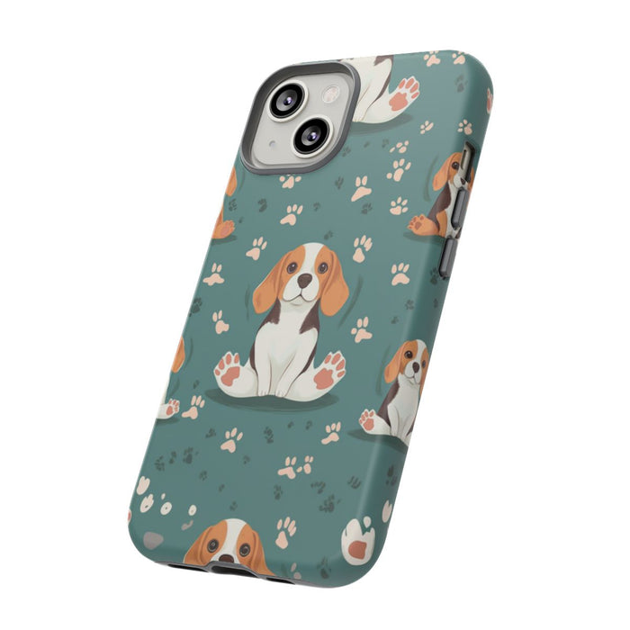 Beagles met Pootafdrukken Patroon