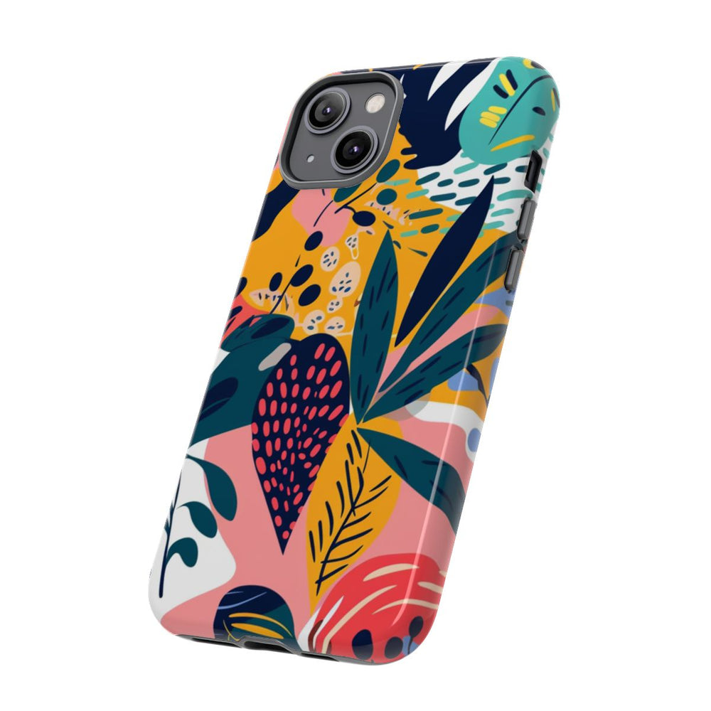 Vrolijk Tropisch Bladerenpatroon