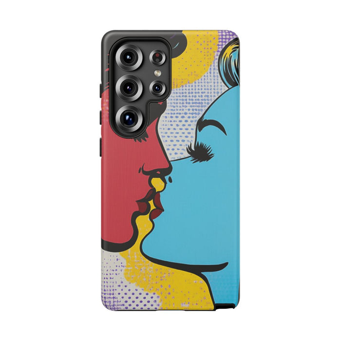 Kussend Stel in Popart