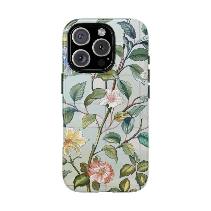 Vintage Bloemenpatroon met Vlinders