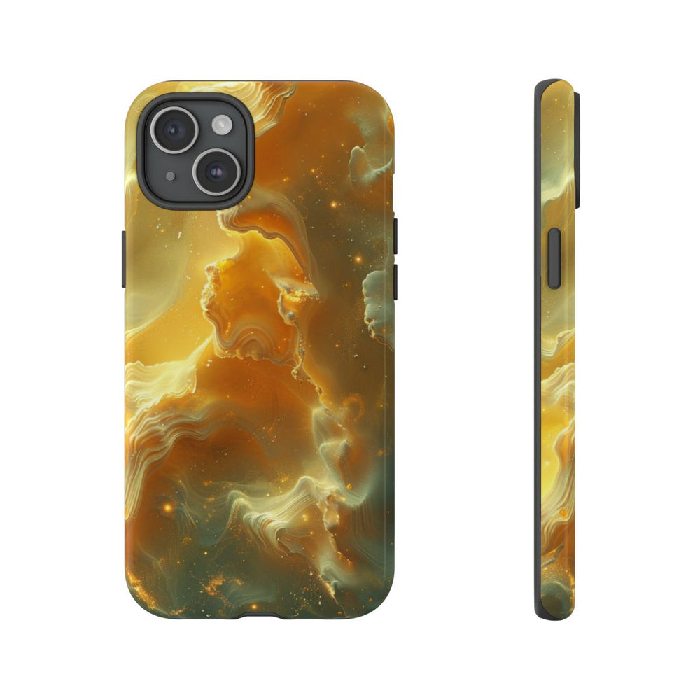 Gouden Nebula Abstract Design