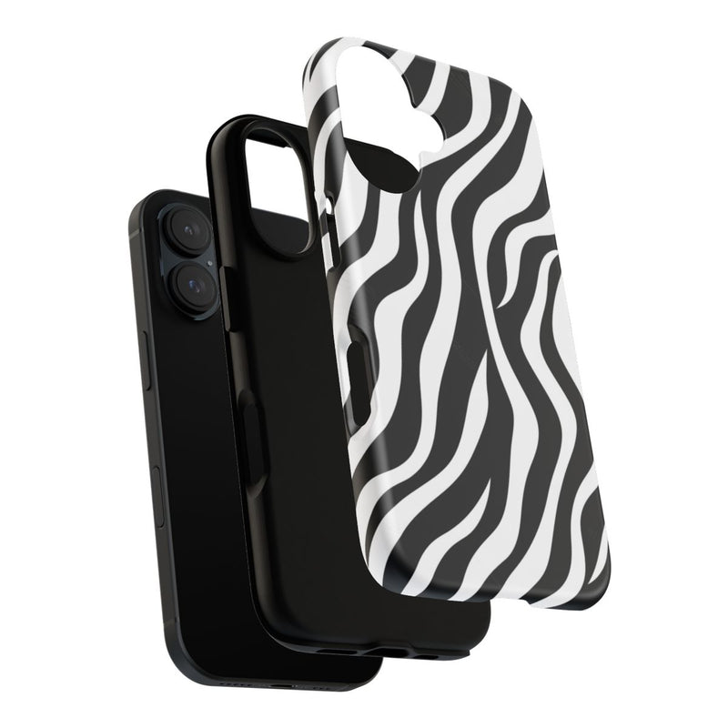 Zwart-Wit Zebra Strepenpatroon