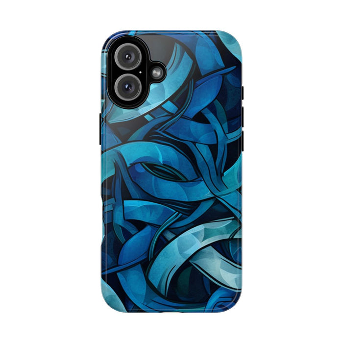 Blauw Keltisch Knoopmotief