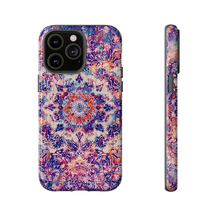 Gedetailleerd Psychedelisch Oosters Tapijtpatroon