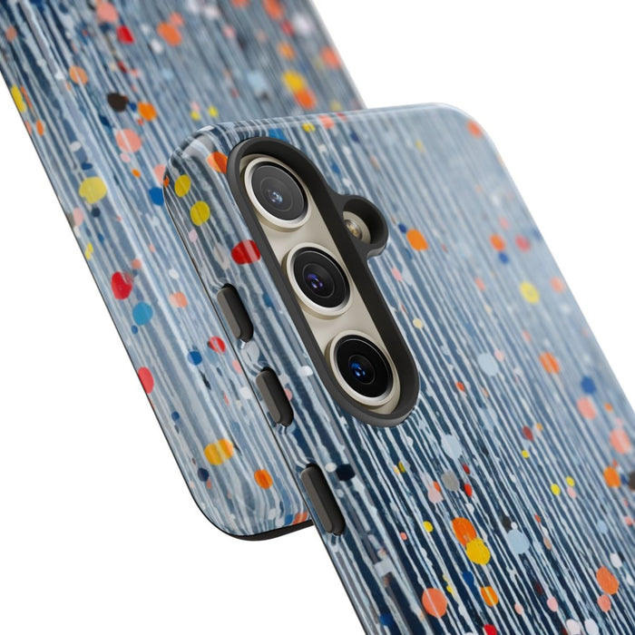 Kleurrijk Abstract Patroon met Dots en Lijnen