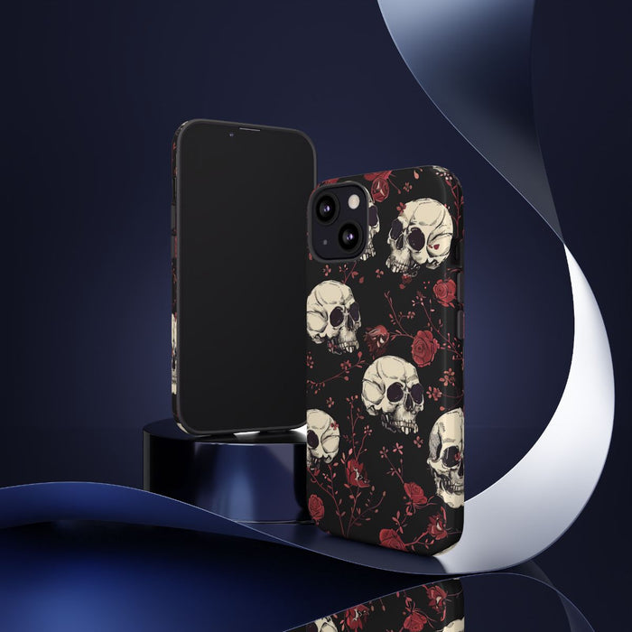 Schedels en Rode Rozenpatroon